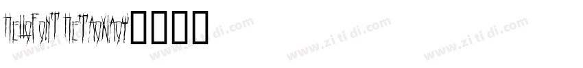 HelloFont HeTaoXiaoY字体转换